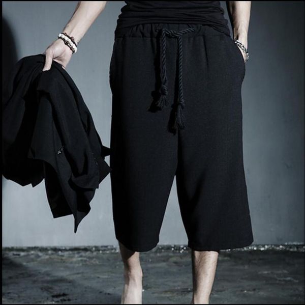men's pants personalized capris men harem wide leg plus size hairstylist tide casual loose calf length m-5xl, Black
men's pants personalized capris men harem wide leg plus size hairstylist tide casual loose calf length m-5xl, Black