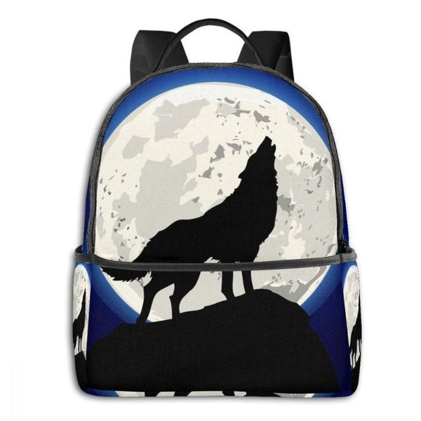 backpack women fashion shoulder bag howling wolf in the moon night school for teenage girl boy children backpacks travel
backpack women fashion shoulder bag howling wolf in the moon night school for teenage girl boy children backpacks travel