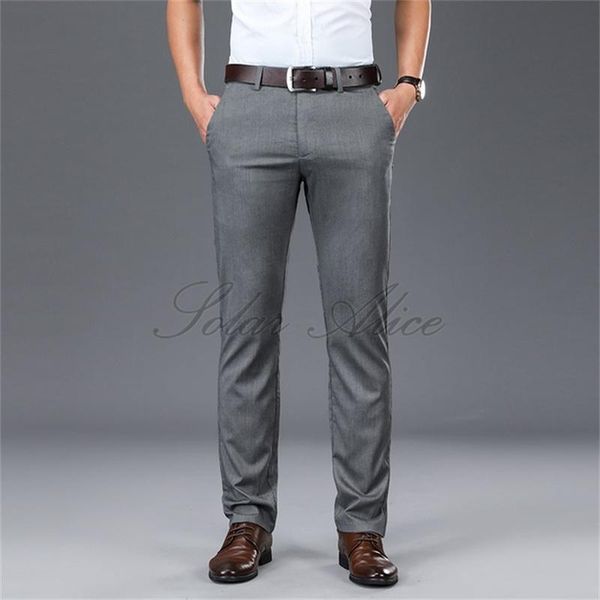 men's summer high-waist straight casual pants business simple elastic middle-aged, Black
men's summer high-waist straight casual pants business simple elastic middle-aged, Black