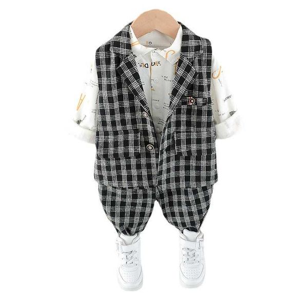 clothing sets spring autumn kids fashion costume toddler vest shirt pants children formal boys baby girls print turn-down collar clothes, White
clothing sets spring autumn kids fashion costume toddler vest shirt pants children formal boys baby girls print turn-down collar clothes, White