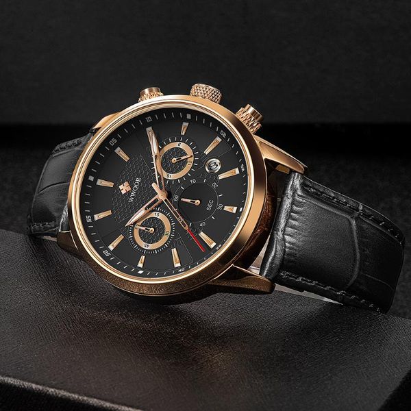 wristwatches wwoor 2021 watch men business leather strap quartz calendar chronograph waterproof wristwatch relogio masculin, Slivery;brown
wristwatches wwoor 2021 watch men business leather strap quartz calendar chronograph waterproof wristwatch relogio masculin, Slivery;brown