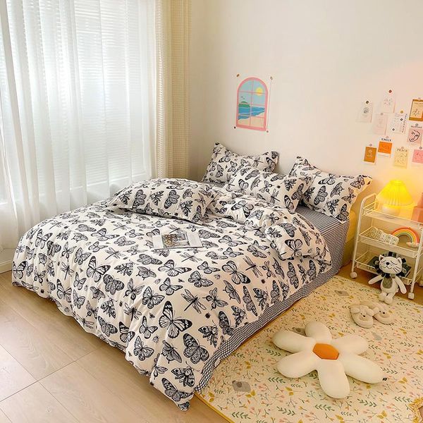 bedding sets butterfly set cotton flowers single couple bed sheet warm winter duvet cover king size pillowcases for home and comfort
bedding sets butterfly set cotton flowers single couple bed sheet warm winter duvet cover king size pillowcases for home and comfort