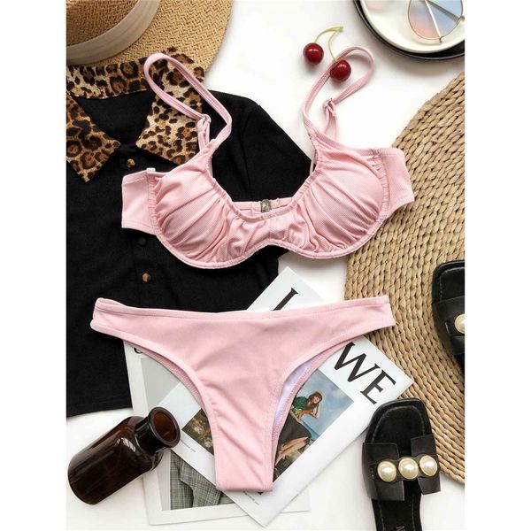 new v-bar underwired bikini female swimsuit women swimwear two-pieces bikini set wrinkled bather bathing suit swim k2867
new v-bar underwired bikini female swimsuit women swimwear two-pieces bikini set wrinkled bather bathing suit swim k2867