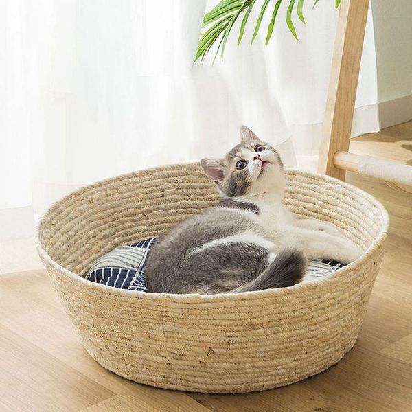 cat beds & furniture japanese style bed rattan four-season universal woven couch basket nest summer cool pet supplies#
cat beds & furniture japanese style bed rattan four-season universal woven couch basket nest summer cool pet supplies#