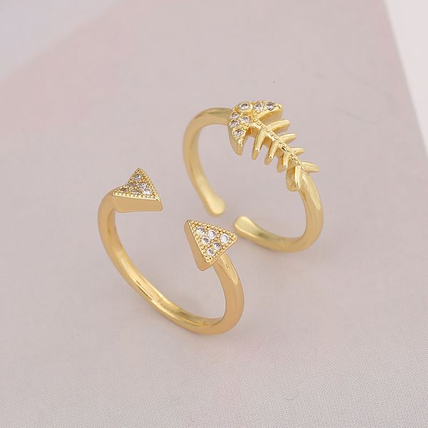 hongxi men/women fashion luxury ring jewelry copper micro inlaid zircon small fish plated with real gold, open end adjustable, Silver
hongxi men/women fashion luxury ring jewelry copper micro inlaid zircon small fish plated with real gold, open end adjustable, Silver