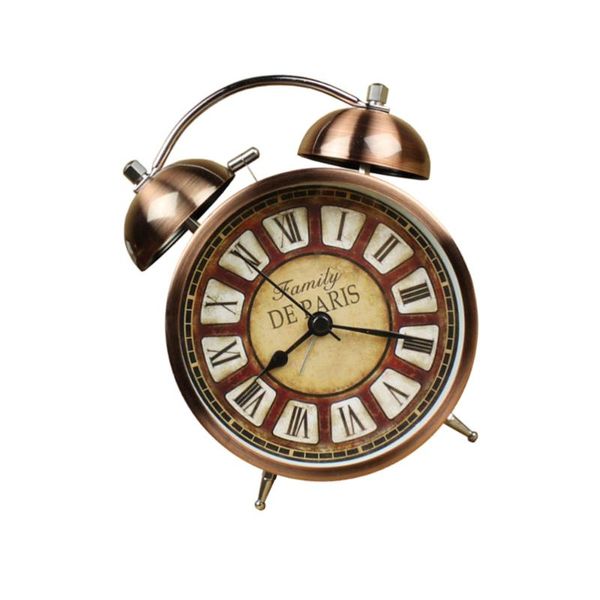 1pc metal alarm clock retro vintage creative desk european style for home without battery ( & table clocks
1pc metal alarm clock retro vintage creative desk european style for home without battery ( & table clocks