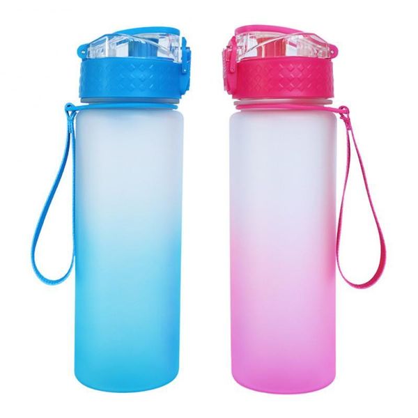 water bottle outdoor sport leak proof seal school bottles for kids frosted gradient bottle.
water bottle outdoor sport leak proof seal school bottles for kids frosted gradient bottle.