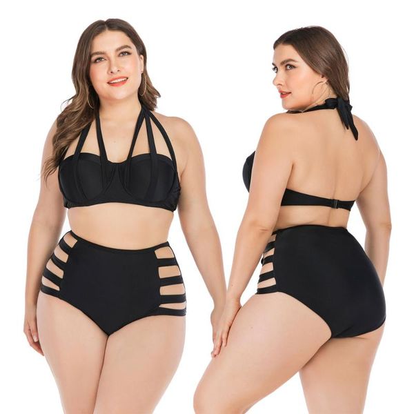 one-piece suits women's strappy hollow out bikini set two piece high waisted tummy control push swimwear plus size bathing suit solid b
one-piece suits women's strappy hollow out bikini set two piece high waisted tummy control push swimwear plus size bathing suit solid b