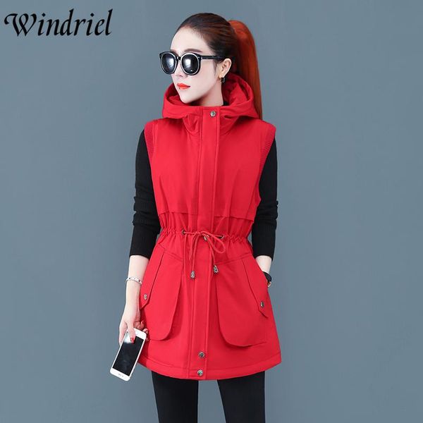 women's vests windriel 2021 winter long warm women big pockets waistcoat solid hooded sleeveless jacket coat plus size m-4xl autumn, Black;white
women's vests windriel 2021 winter long warm women big pockets waistcoat solid hooded sleeveless jacket coat plus size m-4xl autumn, Black;white