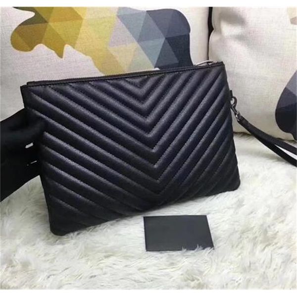 newset pattern leather wave women thread clutch purse bags card evening v embroidery party handbags black real 30cm clutches gftsf
newset pattern leather wave women thread clutch purse bags card evening v embroidery party handbags black real 30cm clutches gftsf