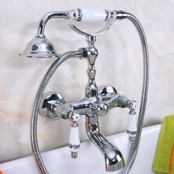 polished chrome bathroom bathtub faucet mixer tap wall mounted hand held shower head kit sets tna204
polished chrome bathroom bathtub faucet mixer tap wall mounted hand held shower head kit sets tna204