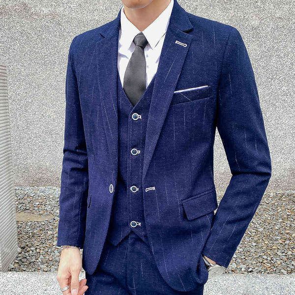 luxury men's suits blazers men's autumn korean slim fit single row one button profsional three piece man suit, White;black
luxury men's suits blazers men's autumn korean slim fit single row one button profsional three piece man suit, White;black