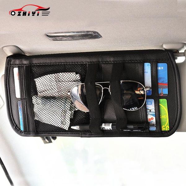 car organizer interior accessories imitation leather multifunctional sun visor storage bag, business card, bill, card and document bag
car organizer interior accessories imitation leather multifunctional sun visor storage bag, business card, bill, card and document bag