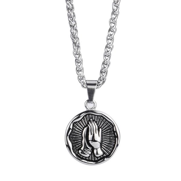 chains european and american tide brand two-handed bible prayer bracelet titanium steel male female hip-hop necklace sweater chain, Silver
chains european and american tide brand two-handed bible prayer bracelet titanium steel male female hip-hop necklace sweater chain, Silver