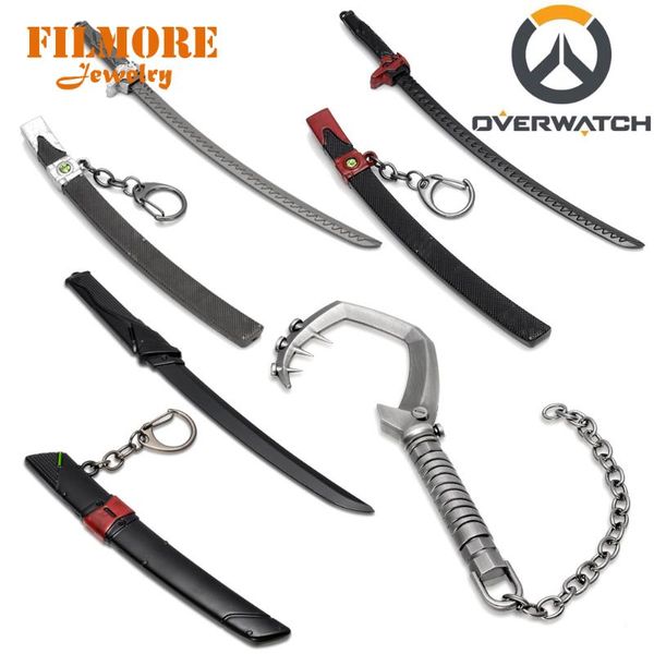 keychains 2021 sword keychain metal alloy scabbard sets genji roadhog hook fashion necklace, Silver
keychains 2021 sword keychain metal alloy scabbard sets genji roadhog hook fashion necklace, Silver