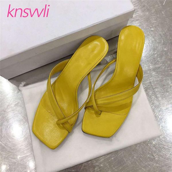 slippers leather flip flops kitten heel women simplicity runway designer shoes woman mules high heels split toe sandals, Black
slippers leather flip flops kitten heel women simplicity runway designer shoes woman mules high heels split toe sandals, Black