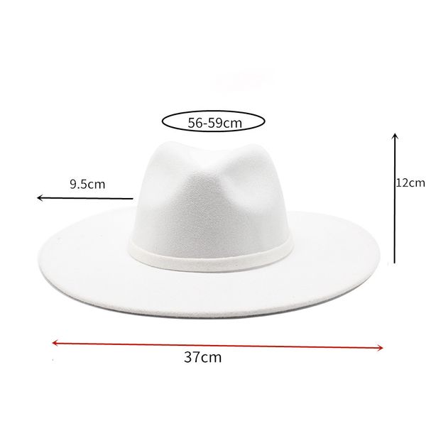 berets women men big wool fedora hat with leather ribbon gentleman elegant lady winter autumn wide brim jazz church panama sombrer, Blue;gray
berets women men big wool fedora hat with leather ribbon gentleman elegant lady winter autumn wide brim jazz church panama sombrer, Blue;gray
