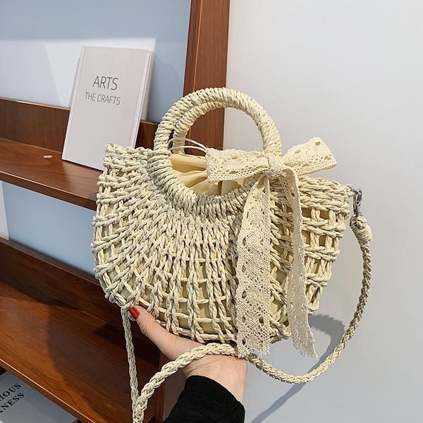 evening bags straw bag women hand-woven handbag moon shape lace bow rattan big capacity drawstring casual beach shoulder crossbody
evening bags straw bag women hand-woven handbag moon shape lace bow rattan big capacity drawstring casual beach shoulder crossbody