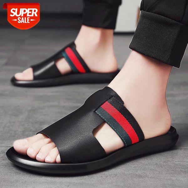 weh slides mens sandal luxury genuine leather slippers for summer sandals 2020 slip on lightweight breathable black #4j4d
weh slides mens sandal luxury genuine leather slippers for summer sandals 2020 slip on lightweight breathable black #4j4d
