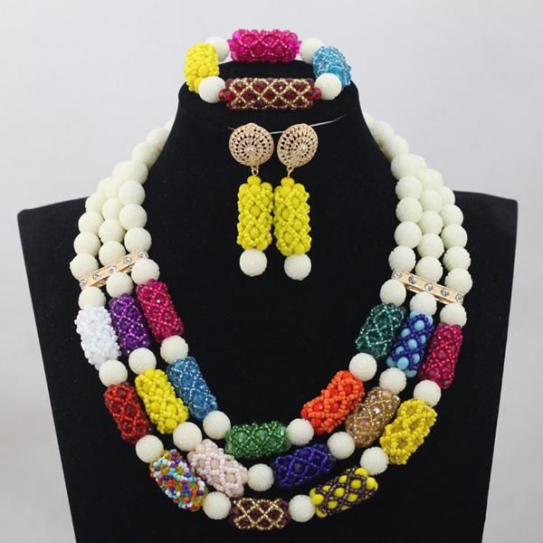 earrings & necklace white coral mix crystal beads jewelry sets nigerian african wedding bridal/women set cj823, Silver
earrings & necklace white coral mix crystal beads jewelry sets nigerian african wedding bridal/women set cj823, Silver