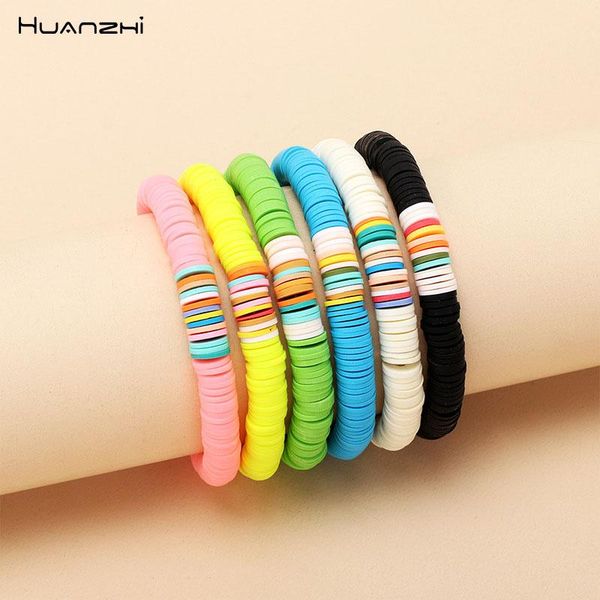 beaded, strands huanzhi 2021 trendy simple bohemian ethnic style colored clay weave elastic bracelet for women girls summer party travel jew, Black
beaded, strands huanzhi 2021 trendy simple bohemian ethnic style colored clay weave elastic bracelet for women girls summer party travel jew, Black