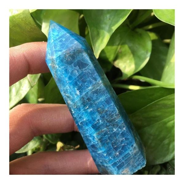 decorative objects & figurines natural blue apatite hand-polished crystal point reiki
decorative objects & figurines natural blue apatite hand-polished crystal point reiki