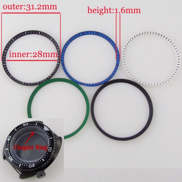 repair tools & kits watch case parts chapter ring fit for skx009 skx model nh35/nh36 men's blue/green/black/white 31.2mm*28mm*1.6mm
repair tools & kits watch case parts chapter ring fit for skx009 skx model nh35/nh36 men's blue/green/black/white 31.2mm*28mm*1.6mm