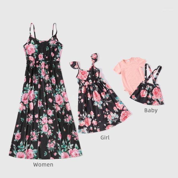 summer long dresses for women mother daughter sleeveless floral dress baby girl kids family matching outfits clothes casual, Black;gray
summer long dresses for women mother daughter sleeveless floral dress baby girl kids family matching outfits clothes casual, Black;gray