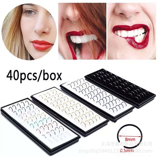 fashion c-type color stainless steel nasal septum ornament human body puncture jewelry
fashion c-type color stainless steel nasal septum ornament human body puncture jewelry