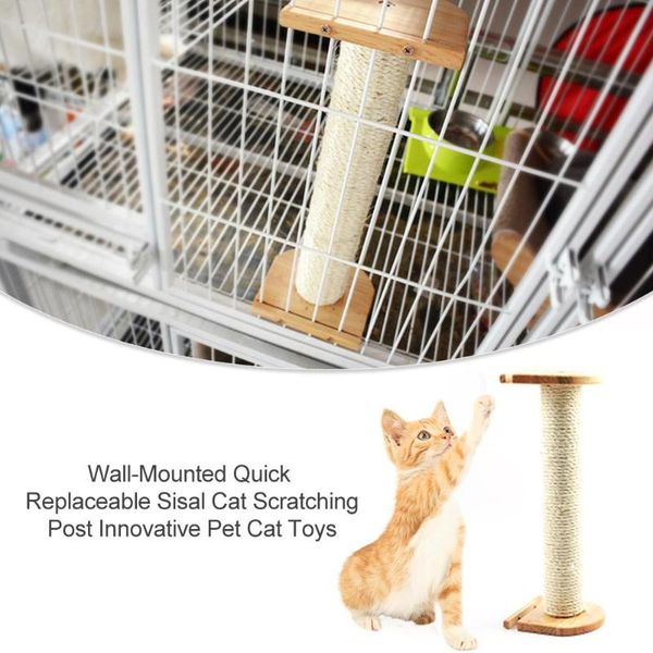 pet cat toys wall-mounted quick replaceable sisal scratching post innovative climbing frame dog
pet cat toys wall-mounted quick replaceable sisal scratching post innovative climbing frame dog