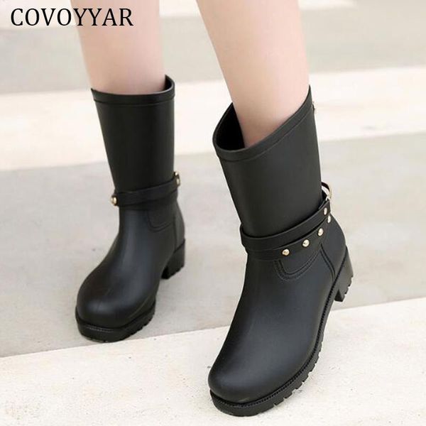 boots covoyyar spring autumn shoes women metal decoration rain fashion pvc waterproof rainy non-slip casual wbs4038, Black
boots covoyyar spring autumn shoes women metal decoration rain fashion pvc waterproof rainy non-slip casual wbs4038, Black