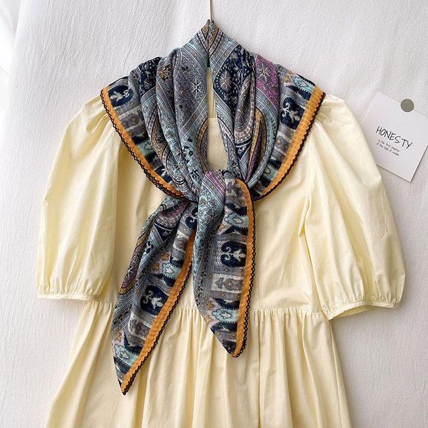scarves cotton linen square scarf for women 90*90 cm paisley print head shawl wraps female fashion summer hijab headband 2021, Blue;gray
scarves cotton linen square scarf for women 90*90 cm paisley print head shawl wraps female fashion summer hijab headband 2021, Blue;gray
