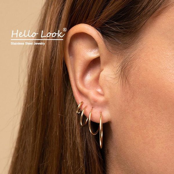 hellolook fashion stainless steel earring for women minimalist thin hoop earrings sets trendy jewelry accessories & huggie, Golden;silver
hellolook fashion stainless steel earring for women minimalist thin hoop earrings sets trendy jewelry accessories & huggie, Golden;silver