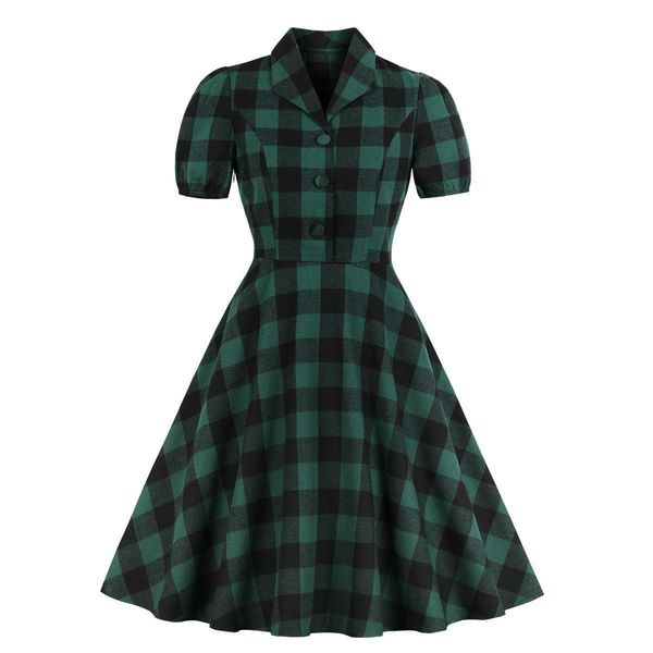 womens dress women robe pin up retro vintage 50s 60s rockabilly plaid swing summer female dresses elegant tunic short sleeve, Black;gray
womens dress women robe pin up retro vintage 50s 60s rockabilly plaid swing summer female dresses elegant tunic short sleeve, Black;gray