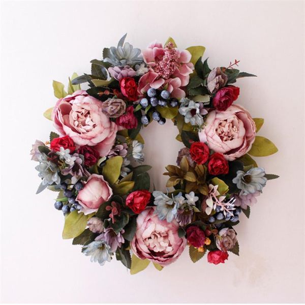floral artificial rattan wreath door hanging wall window decoration easter holiday festival wedding decor flower garlands decorative flowers 
floral artificial rattan wreath door hanging wall window decoration easter holiday festival wedding decor flower garlands decorative flowers