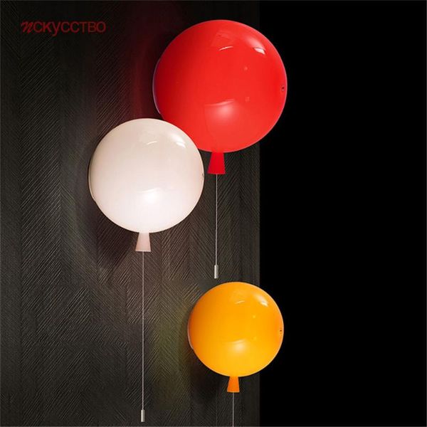 wall lamp nordic creative plexiglass balloon with wire switch for children bedroom corridor dining room led sconce light
wall lamp nordic creative plexiglass balloon with wire switch for children bedroom corridor dining room led sconce light