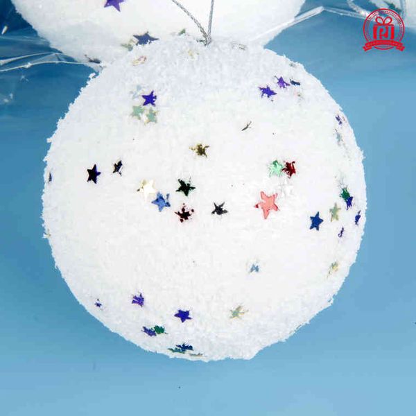 colorful white foam ball, tree decoration accessories, christmas snowball pendant decorations
colorful white foam ball, tree decoration accessories, christmas snowball pendant decorations