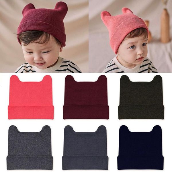 caps & hats born baby hat cotton knitted beanies boys girls solid color bonnet with ears winter warm cap infant pography props, Yellow
caps & hats born baby hat cotton knitted beanies boys girls solid color bonnet with ears winter warm cap infant pography props, Yellow