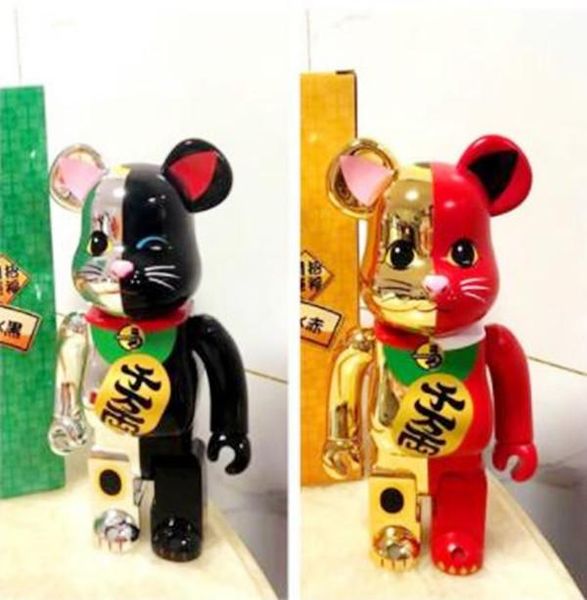 New style 400% 28CM Bearbrick The ABS the Double color Electroplating Plutus cat Fashion bear figures Toy For Collectors Be@rbrick Art Work
New style 400% 28CM Bearbrick The ABS the Double color Electroplating Plutus cat Fashion bear figures Toy For Collectors Be@rbrick Art Work