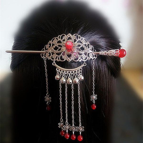 hair clips & barrettes women retro traditional chinese wedding floral tassels bells stick chopsticks headwear hairstick jewelry, Golden;silver
hair clips & barrettes women retro traditional chinese wedding floral tassels bells stick chopsticks headwear hairstick jewelry, Golden;silver