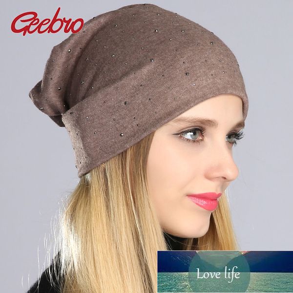 geebro women's beanie hat autumn casual rhinestone cotton plain slouchy beanie hat for women female balavaca skullies&beanies factory p, Blue;gray
geebro women's beanie hat autumn casual rhinestone cotton plain slouchy beanie hat for women female balavaca skullies&beanies factory p, Blue;gray