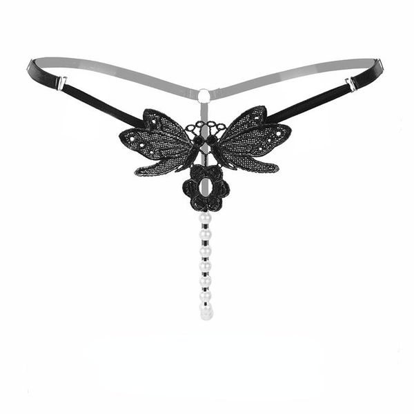 women's panties luxury embroidered pearl underwear transparent temptation thong low waist adjustable size t trouser head, Black;pink
women's panties luxury embroidered pearl underwear transparent temptation thong low waist adjustable size t trouser head, Black;pink