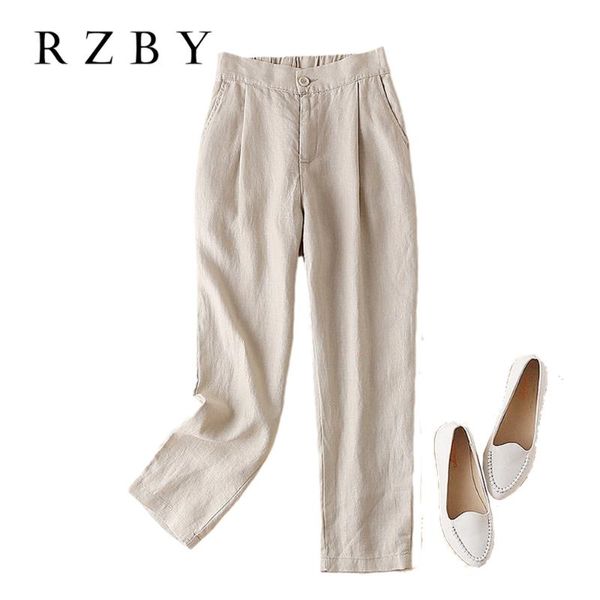 women's pants & capris women spring korea solid all-matched casual fashion cotton linen mujer pantalones elastic waist ankle-length rzb, Black;white
women's pants & capris women spring korea solid all-matched casual fashion cotton linen mujer pantalones elastic waist ankle-length rzb, Black;white