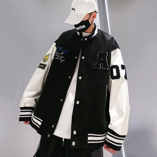 men's jackets oversized baseball jacket with bear embroidery fashion loose fit letterman coat outerwear for couples men's jackets, Black;brown
men's jackets oversized baseball jacket with bear embroidery fashion loose fit letterman coat outerwear for couples men's jackets, Black;brown