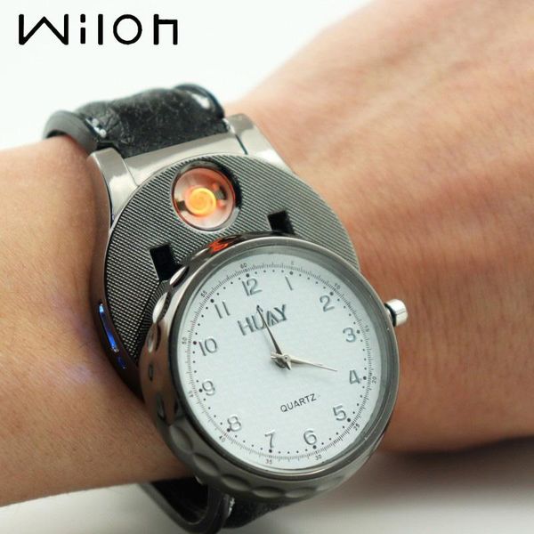 wristwatches watch men lighter watches sprot quartz writewatch usb charging military casual clock flameless cigarette f888, Slivery;brown
wristwatches watch men lighter watches sprot quartz writewatch usb charging military casual clock flameless cigarette f888, Slivery;brown