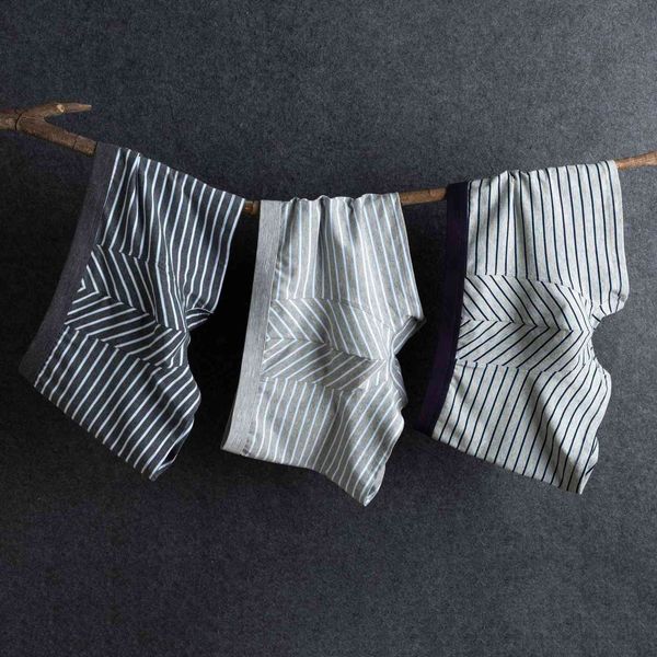 japanese style muji modal cotton student stripe middle waist men's underwear simple boxers, Black;white
japanese style muji modal cotton student stripe middle waist men's underwear simple boxers, Black;white