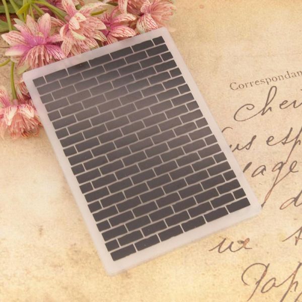 craft tools 10.5x14.8cm brick wall embossing folders plastic scrapbooking diy template christmas po card making
craft tools 10.5x14.8cm brick wall embossing folders plastic scrapbooking diy template christmas po card making