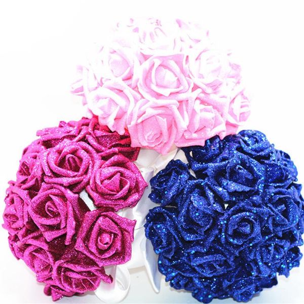 decorative flowers & wreaths crystal roses pearl bridesmaid wedding bouquet bridal artificial silk decor fake foam home party decoration 9.3
decorative flowers & wreaths crystal roses pearl bridesmaid wedding bouquet bridal artificial silk decor fake foam home party decoration 9.3
