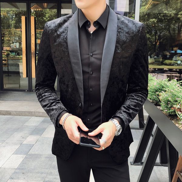 jacket british style nightclub chaqueta banquet jacquard men blazer stage clothing singers party spring plus size 5xl, Black;brown
jacket british style nightclub chaqueta banquet jacquard men blazer stage clothing singers party spring plus size 5xl, Black;brown