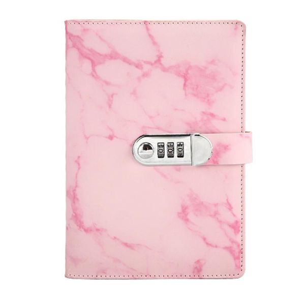 stationery with code lock bookmark pen insert office writing pu leather school supply marble pattern student diary note book notepads, Purple;pink
stationery with code lock bookmark pen insert office writing pu leather school supply marble pattern student diary note book notepads, Purple;pink